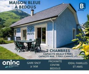 Maison Bleue 5-7 Personnes au Cœur de Bedous, en Vallée D'aspe